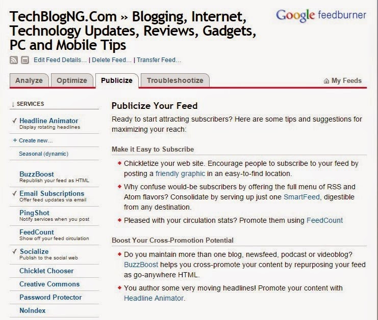 How to Setup Feedburner to Auto Share your Blog Posts on Social Networks - https://hdmrica.com How to Setup Feedburner to Auto Share your Blog Posts on Social Networks - https://hdmrica.com