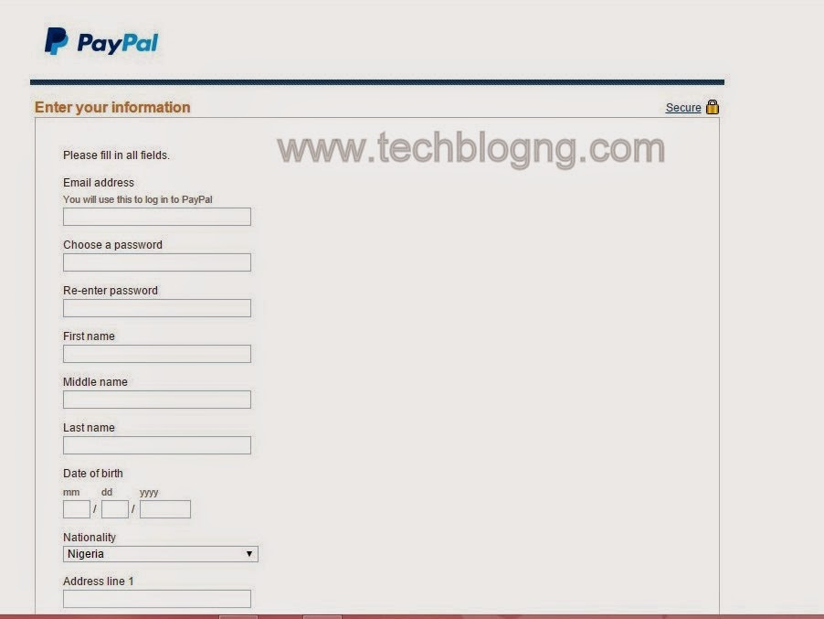 How I Registered & Verified a Paypal Account as Nigerian How I Registered & Verified a Paypal Account as Nigerian