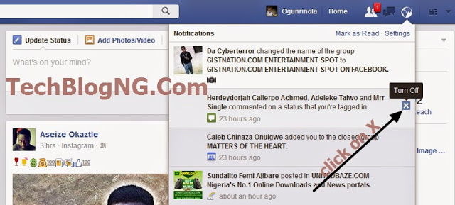 click on cancel notifications How to Stop Facebook Notifications