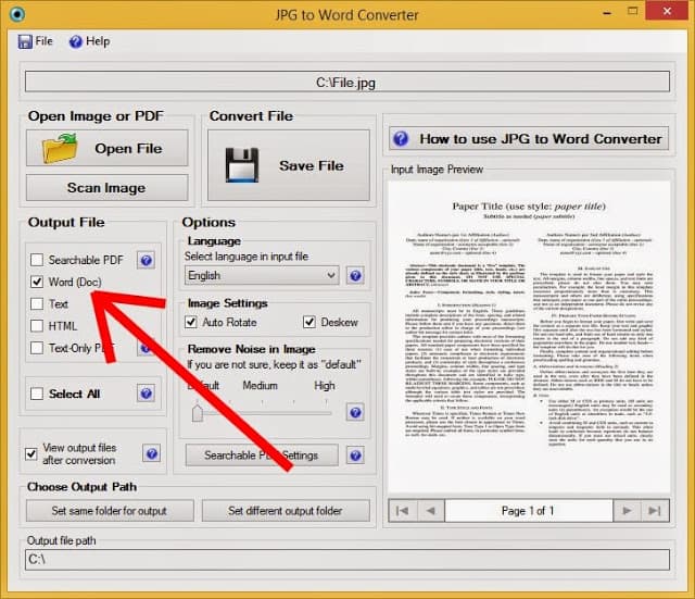 How to Convert JPG Files to Word Files How to Convert JPG Files to Word Files