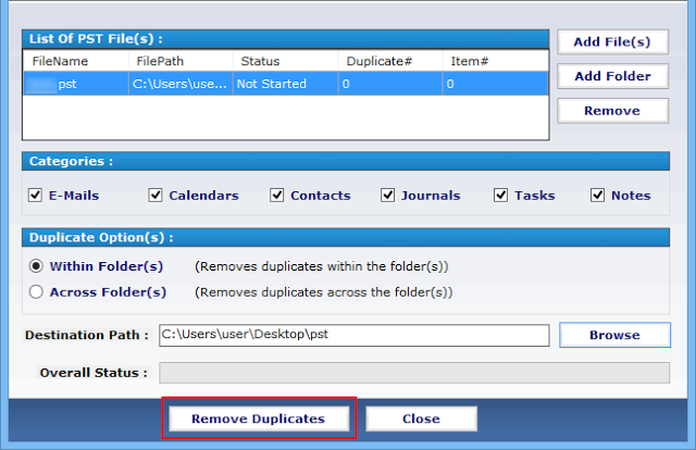 Outlook Duplicates Remover -TechBlogng.com