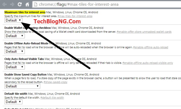 PC chrome Settings