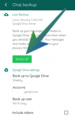 Backup Whatsapp Chats & Medias