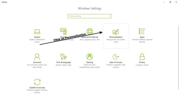 settings-windows 10
