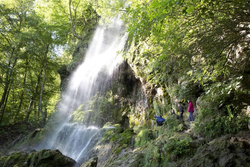 Bad Urach Waterfall in Germany