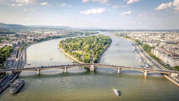 Margaret Island in Budapest, Hungary