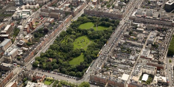 Merrion Square Park in Dublin