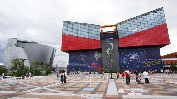 Osaka Aquarium Kaiyukan in Osaka, Japan