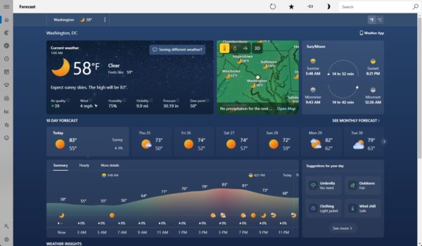 MSN weather