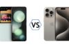 Z Flip5 Vs iPhone 15