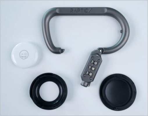 Raptic Link & Lock AirTags Case